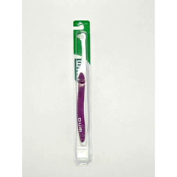 GUM End Tuft Toothbrush Purple - Extra Small Head for 1 Count - Picture 1 of 8